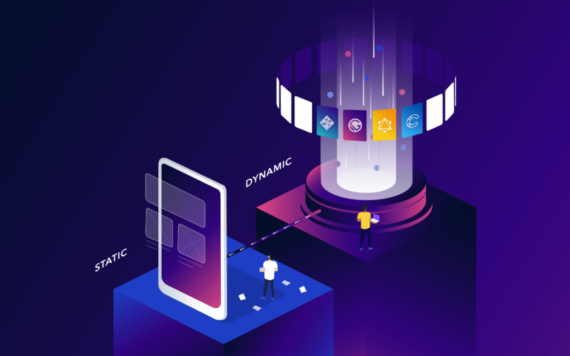 Gatsby JS static dynamic site development framework