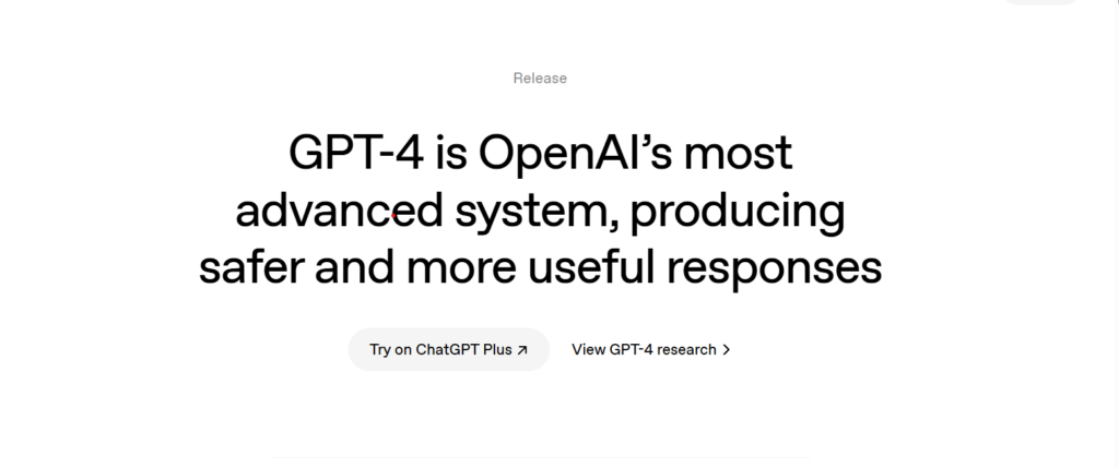 8. OpenAI GPT-4 (Agent-Based Systems)